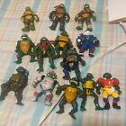Lot of 13 TMNT Vintage Teenage Ninja Turtles Figures. All Different 80’s, 90’s +