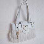 Samantha Thavasa Handbag White with Charm Open Pocket Magnet Used