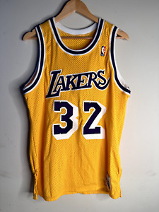 Magic Johnson Vintage 1980s MacGregor Sand Knit - 44 - XL Lakers Jersey