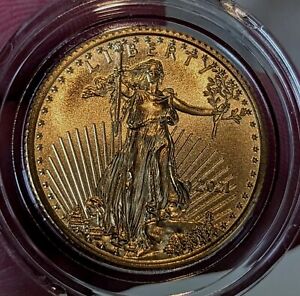 2021 American Gold Eagle $10 (Type 1) 1/4 oz Gold BU! Beautiful GEM! 56K Minted!