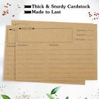 60 Count Blank Recipe Cards 4x6'' Double Sided Recipe Cardstock Index Cards