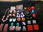 Vintage Mix Earrings Jewelry Lot Parts