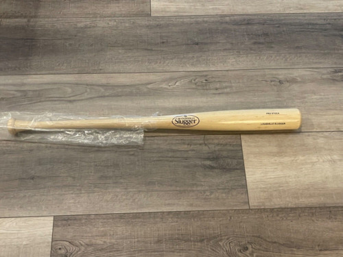 New Louisville Slugger 34” Natural Wood Baseball Bat Great for Autographs New!