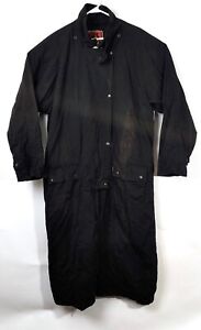 VTG Kakadu Traders Australia Men's Black Trench Coat Size 52