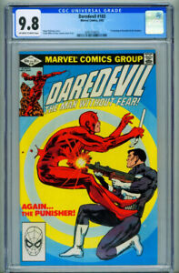 Daredevil #183 CGC 9.8--PUNISHER--FRANK MILLER--MARVEL --4291314010