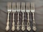 Set Of 2 Gorham Strasbourg Sterling Silver 7” Dinner Lunch Forks Old H/M Patent