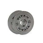Titan Fitness 2.5 LB Cast Iron Olympic Plates, Sold In Pairs, Classic Plates