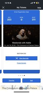 Adele ticket weekends with Adele 2024 concert
