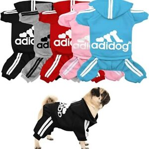 4 Leg Pet Dog Cat Puppy Coat Sports Hoodies - Warm Sweater Jacket Clothing
