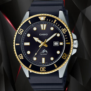 Casio MDV106G-1A Men's Duro 200M WR Black Watch Diver Analog Sports New 2020