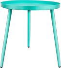 Side / End Table with 3 legs for Living Room or small spaces - Winter Sky Blue