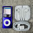 Apple iPod Nano 4th Generation Purple 16GB 2,600 Songs
