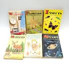 A golden nature guide lot of (6) vintage field guide books, Mammals, Insects Etc