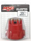 MSD 8433 RED Distributor Cap w/ Wire Retainer for Chevy V8 HEI