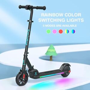 E9 Pro Electric Scooter 8-12 Kids LED Display Foldable Lightweight Max 10mph US