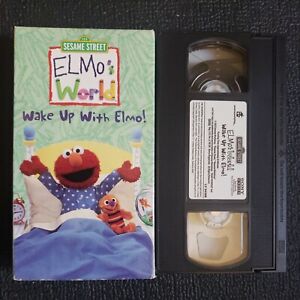 VHS Sesame Street - Elmos World - Wake Up With Elmo (VHS)