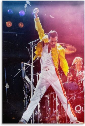Queen Poster Freddie Mercury Canvas Art Poster and Wall Art Picture Print Modern