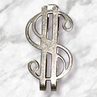 Sterling Silver Dollar Sign Money Clip, Bill Holder