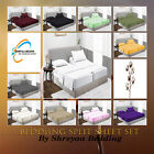 Ultra Soft Adjustable Split Bed Sheet Set 5 PC Set Egyptian Cotton Select Size