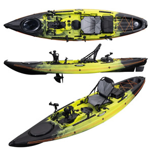 12FT 3.6Meter Single Fishing Kayak Sit on Top Electric Motor and Pedal Kayak Pic