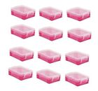 Crayon Boxes Super Stackers PINK 12-Pack Storage Containers NEW
