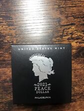 2021 Peace Silver Dollar, Philadelphia, With COA, United States Mint