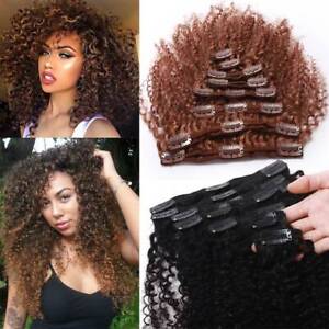 100% Virgin Afro Kinky Curly Hair Weave Brazilian Human Hair Extensions #33 #30