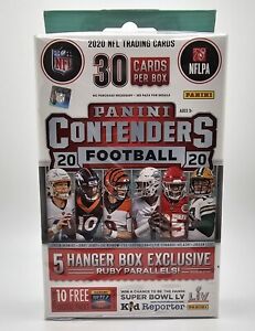 2020 Panini Contenders NFL Football SEALED Hanger Box