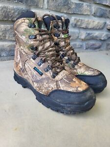 ITASCA BOOTS - WATERPROOF - CAMO - SIZE 8 - THINSULATE