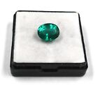 Oval Cut Natural Green Emerald 8.20 Ct. Certified Faceted Loose Gemstone LV2005