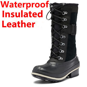 Brand New SOREL Women's Slimpack III Tall Winter Boots — Waterproof, Leather