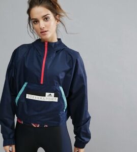Adidas X Stella McCartney Women’s Jacket Medium Stella Sport Crop Windbreaker