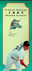 MLB FL Marlins 1997 Season Ticket Book - Cover and Unused Ticket