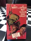 Abbott and Costello Meet the Killer, Boris Karloff (VHS, 1995) 1949 Horror