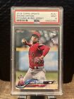 2018 Topps Update #US1 Shohei Ohtani Pitching In Red Jersey Rookie RC PSA 9 Mint
