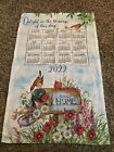 Calendar Towel 2022  DELIGHT IN THE BLESSINGS OF THIS DAY  Towel 26” X 16” India