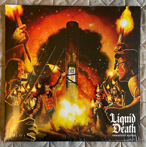 Liquid Death Greatest Hates Ltd Ed White 140g Vinyl LP Album 2020