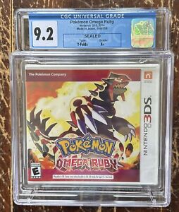 Nintendo Pokémon Omega Ruby (3DS, 2014) CGC 9.2