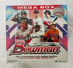 2021 Bowman Mega Box - Factory Sealed - Exclusive Chrome Packs