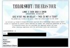 Taylow Swift Tickets (2) Lyon Groupama Stadium June 3, 2024