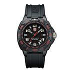 LUMINOX Men's XL.0215.SL Sentry 0200 Black Dial With Red Markings Watch $345 NEW