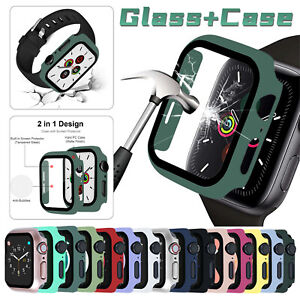 For Apple iWatch Series 8/7/6/5/SE 2 41/45/40/44mm Case Screen Protector Cover