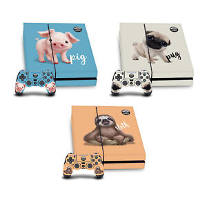 ANIMAL CLUB INTERNATIONAL FACES VINYL SKIN FOR SONY PS4 CONSOLE & CONTROLLER