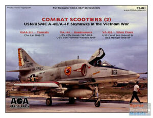 AOA32011 1:32 AOA Decals - USN/USMC A-4E Skyhawks in the Vietnam War 'Combat