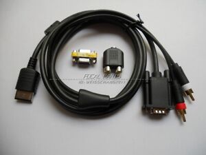 VGA High Definition Cable RCA Sound Adapter PAL NTSC for SEGA Dreamcast A205