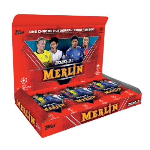 2020/21 Topps Merlin Chrome UEFA Soccer Factory Sealed HOBBY Box Bellingham RC