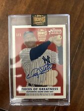 2022 Topps Archives Signature Series Gary Sheffield 1/1  Auto & Game Used Bat...