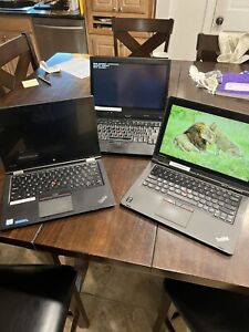 New ListingLenovo Thinkpad Lot of 3 - Yoga 12 , 260 & X220 Tablet / Laptop Lot (Power On)