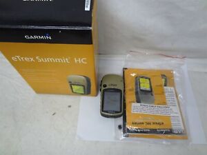 Garmin eTrex Summit HC Handheld Outdoor Hiking Compact GPS Receiver