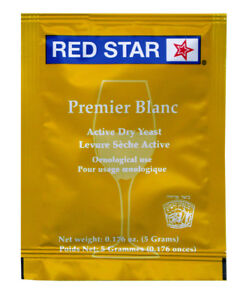Wine Yeast 10 Pack Red Star Premier Blanc Fermentis Champagne Yeast